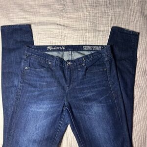 Madewell low rise Skinny Jeans - Deep Indigo